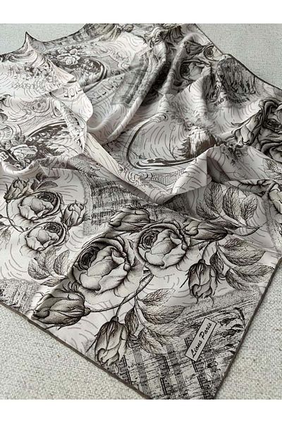 Silk Home Lions Paris Twill Μεταξωτό Κασκόλ 87050-84
