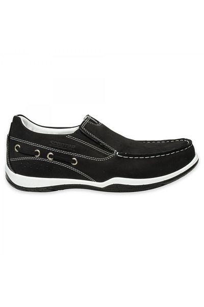 Scooter M2021 Nubuck Casual Μαύρα Ανδρικά Παπούτσια