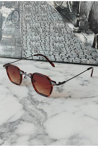 Byc polo Leopard Brown Elegant Stylish Unisex Glasses