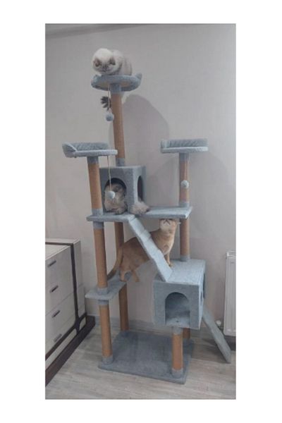 Nursoft Cat City New Residence Cat Playhouse and Scratching