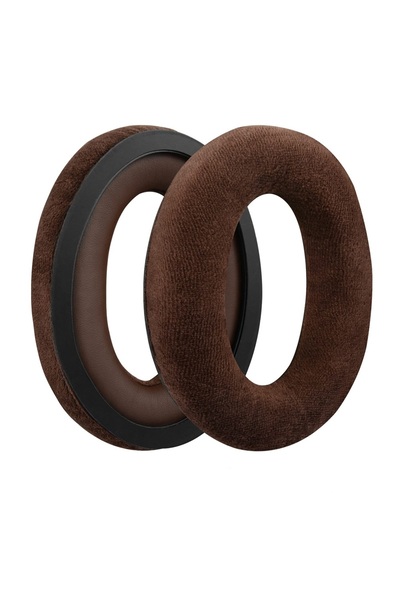Choice وسادات أذن بديلة من الفلانيل البني لسماعات الرأس Sennheiser HD598 599 569 515 595 558 PC360