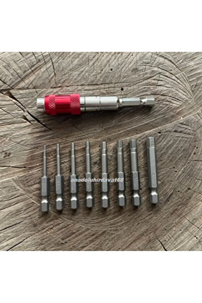 Rico RİCO ALYAN SETİ BİTS ALYAN UÇ SET 1,5MM 6MM BÜKÜLEBİLİR BİTS UZATMA 9PCS