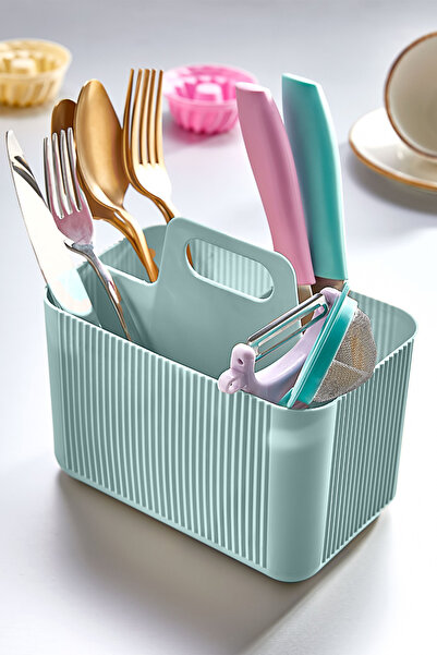 Fesya Home منظم المطبخ متعدد الأغراض من باباتيا - أخضر مائي