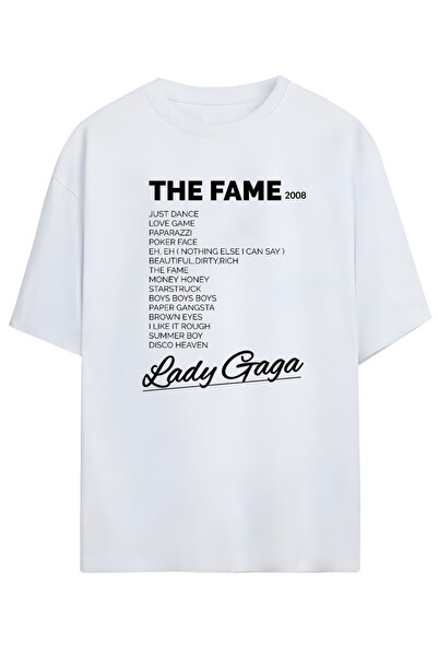 SVART WEAR ΕΚΤΥΠΩΣΗ ΑΛΜΠΟΥΜ LADY GAGA FAME UNISEX TSHIRT