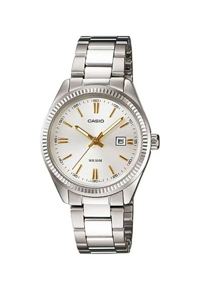 Casio Casio Enticer Water Resistant Watch LTP-1302D-7A2VDF - 30 mm - Silver for Women