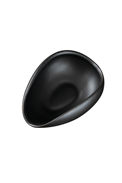 MIBRU صفيحة سيراميك لوزن وترطيب حبوب البن قبل الطحن، لون أسود غير لامع