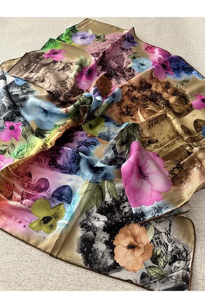 Silk Home Twill Silk Scarf 87050-61