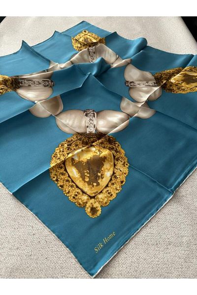 Silk Home Μεταξωτό κασκόλ Twill 87050-34