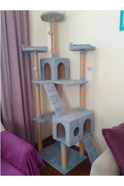 Nursoft Cat City New Residence Cat Playhouse and Scratching