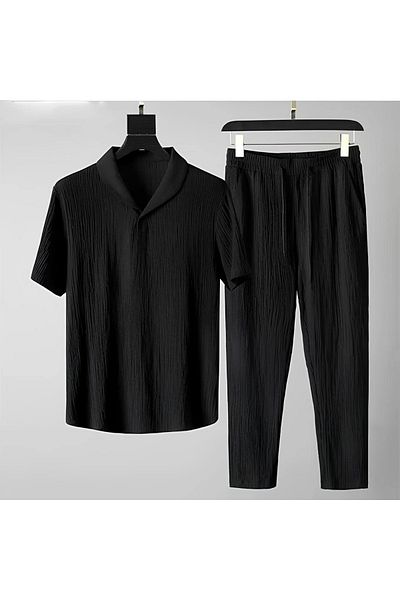 Jooy Комплект от лятна ликра от 2 части Crinkle Fabric