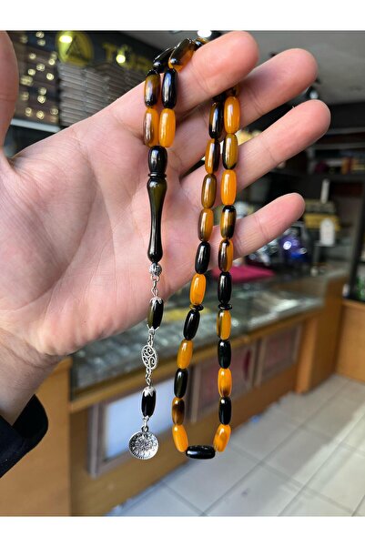 TTS TÜRK TESBİH SANATI Ateş Kehribarı Tesbih