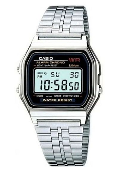 Casio Casio Men's Classic Digital Quartz Watch A159W-N1DF 35mm - Silver