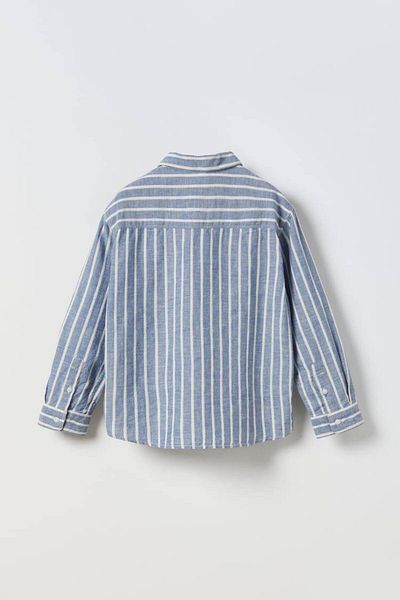 Motebarn Wear Раирана риза за момче