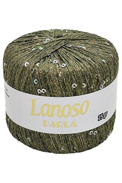 Lanoso Parla Simli Pullu El Örgü İpi