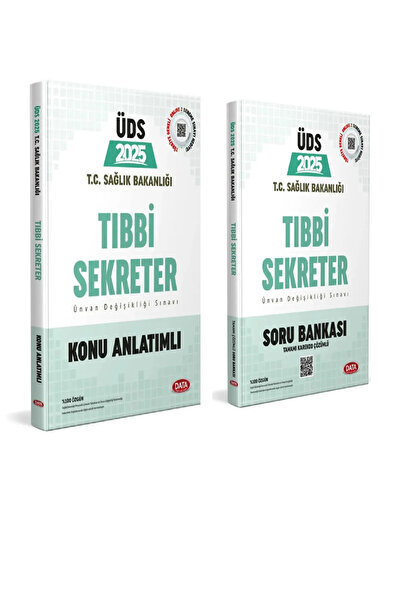 Data Yayınları Data 2025 Uds Sağlık Bakanlığı Tıbbi Sekreter Konu Anlatımlı S...