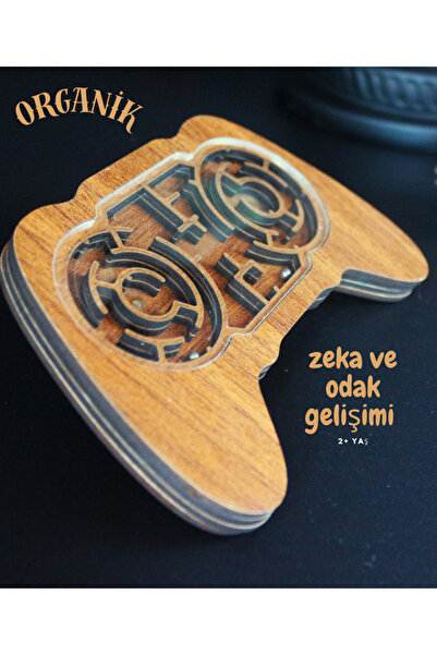 magıcgrange Oyuncak Ahşap El Yapımı Organik Zeka Ve Odak Gelişimi Labirent Tetris Oyunu