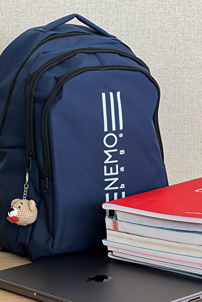 FCSTORE Унісекс Чорний Великий Розмір Водовідштовхувальний Тканинний Летбук Шкільний Рюкзак Подорожній Рюкзак 16 Дюймів 24 Лт 45x30см