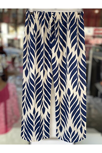 BİLGENS BUTİK Summer Relaxed Cut Cotton Women's Trousers