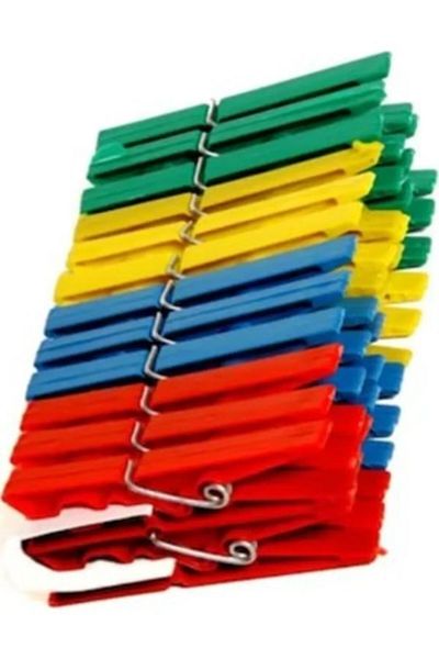 Metler 72 Pieces Classic Clothes Pegs Plastic