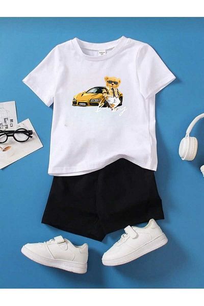 DOCE ELEGANTE Happy Baby Printed Summer Children's Suit