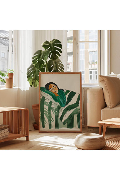 woodhomeworks Tek Bohem Tablo Salon Ofis Dekor Ttk