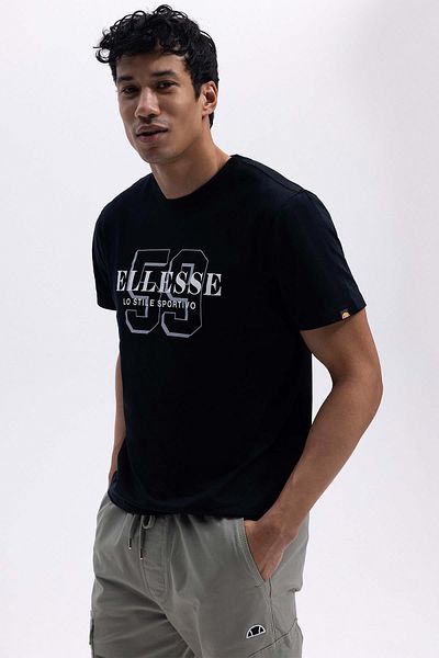 Ellesse Ανδρικό μπλουζάκι EM455-Μαύρο