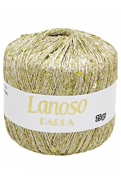 Lanoso Parla Simli Pullu El Örgü İpi