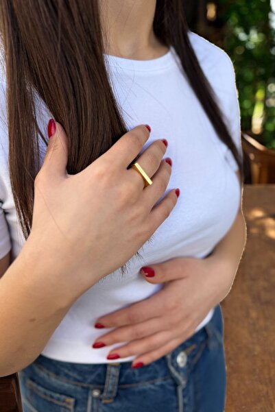 Utku Kuyumculuk 22 AYAR GEOMETRİK YÜZÜK