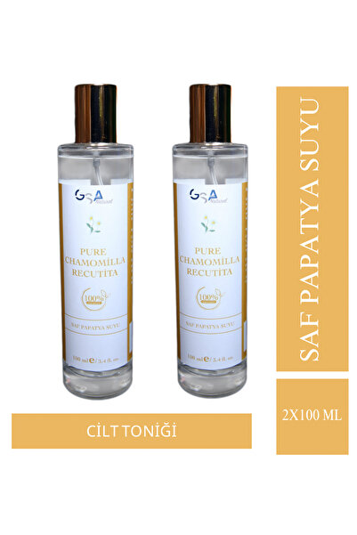 GSA NATURAL SAF PAPATYA SUYU 100 ML 2'Lİ