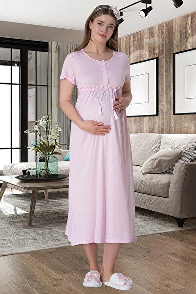 NightLove بيجامة Mecit 6012 - استهلاك ملابس نوم الأمومة للنساء الحوامل