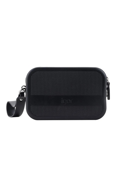 IGOR S10319 Geantă Ane pentru femei, negru mat
