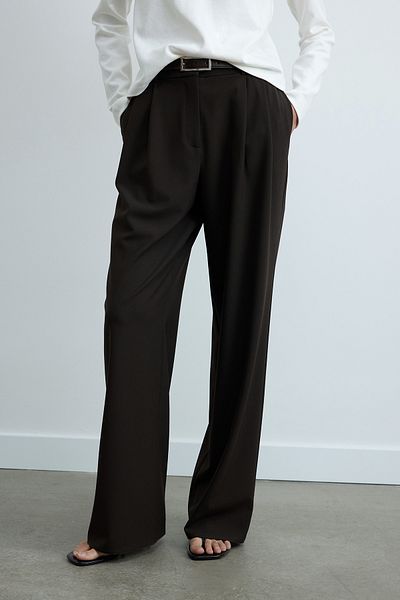 Suud Collection Широки панталони Bitter Brown Janet