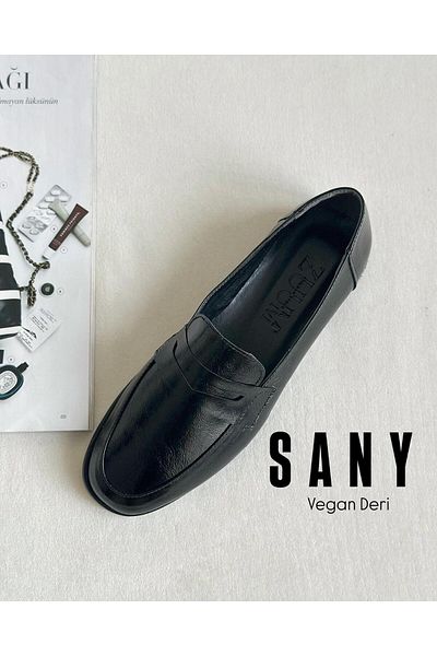 Zuum Дамски мокасини Sany Casual - Черни K. Лачена кожа