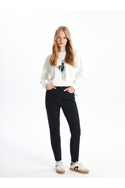 LC Waikiki Γυναικείο τζιν παντελόνι Lcwk Slim Fit