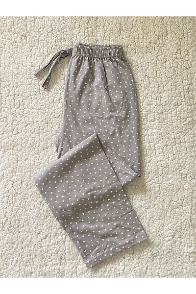 DÜVEN Partea de jos de pijama din bumbac pentru femei Mini Heart - Calitate Premium