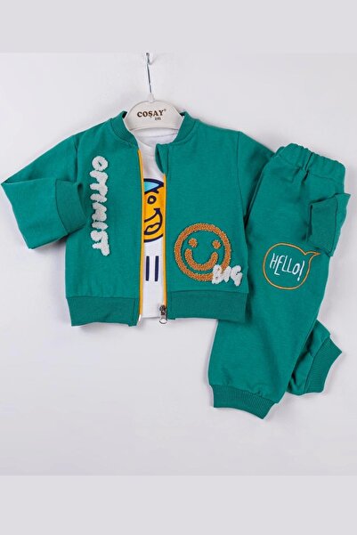 Eng بدلة طفل رضيع مطرزة أوبتيمست