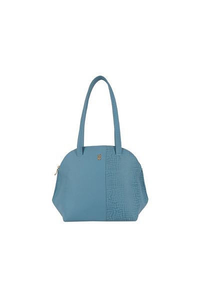 Baggit Womens Lxe Sentin 3T5 Bowling Bag- Blue