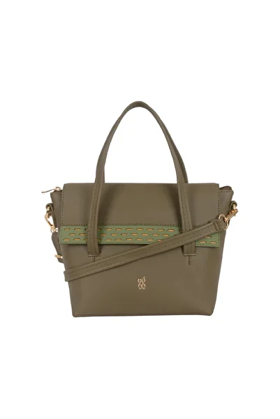 Baggit Womens Lxe Truitt Satchel Bag- Rose Wood