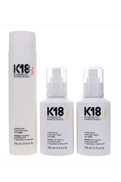 K18 K18 Peptide Damaged Hair Repair Kit 3 Products
