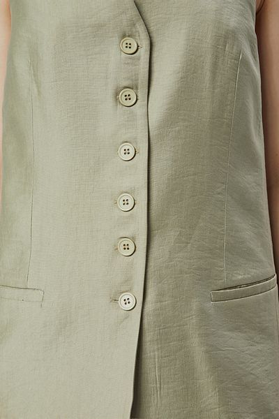 Bolivente Women's Regular Woven Linen Suit
