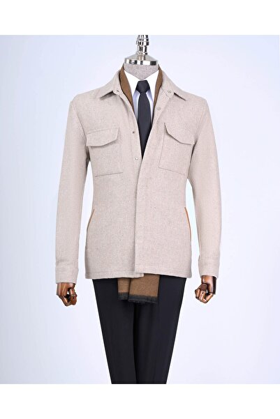 TerziAdemAltun Ανδρικό μονό αθλητικό μπουφάν βιζόν T13522 σε ιταλικό στυλ