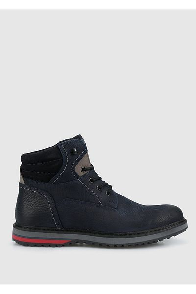 Provoq Ανδρικά Μποτάκια - Δερμάτινα Navy Blue