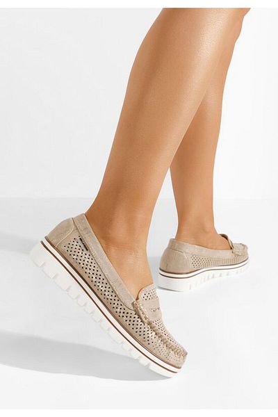 B T Shoes Mocasini dama Manise aurii