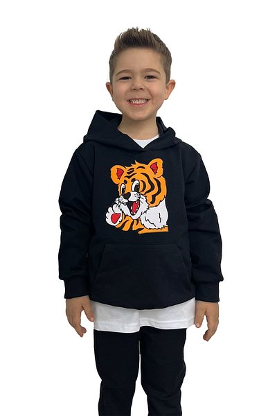 yudemia Ανδρικό φούτερ Lion Printed Σετ αθλητική φόρμα μπλουζάκι – Άνετο και κομψό σχέδιο
