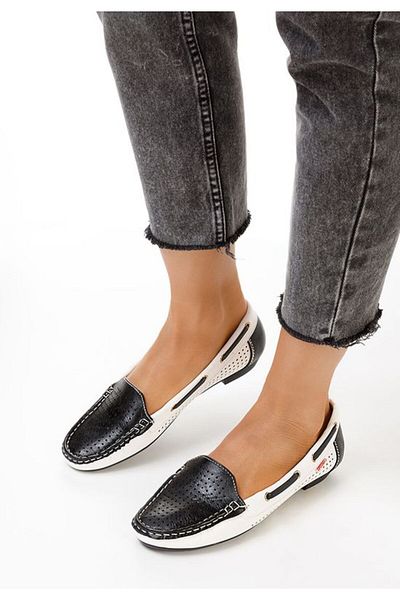 B T Shoes Mocasini dama Piane negri