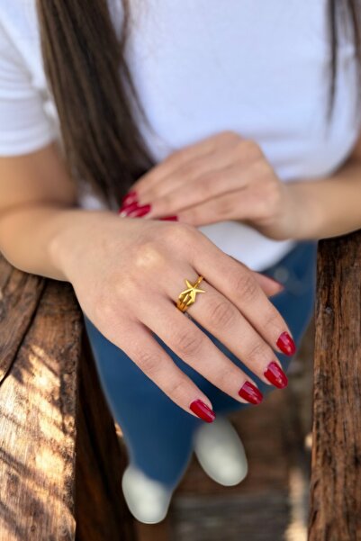 Utku Kuyumculuk 22 AYAR ÖZEL TASARIM  YILDIZ ALTIN YÜZÜK