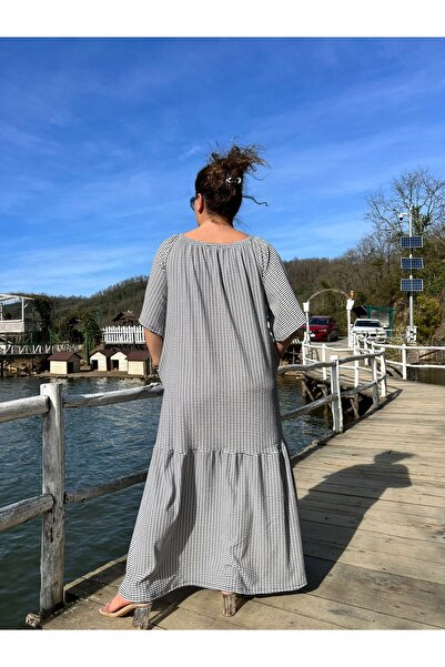 MJORA Φόρεμα με γιακά Madonna Comfortable Fit Plus Size