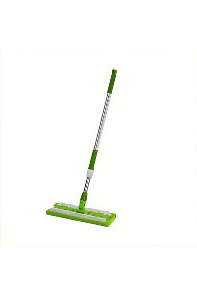 Sleepy Easy Clean Mop Sweeper Kit (Support + Stick + 2 Dry Cloths) – Versatile Cleaning for All Floor Types