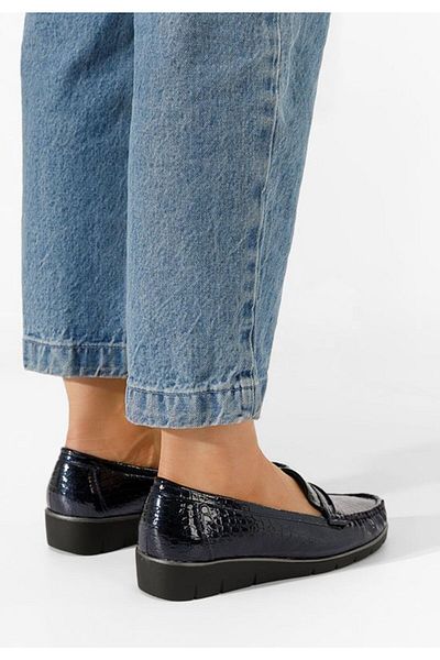 B T Shoes Mocasini dama Asinia albastri