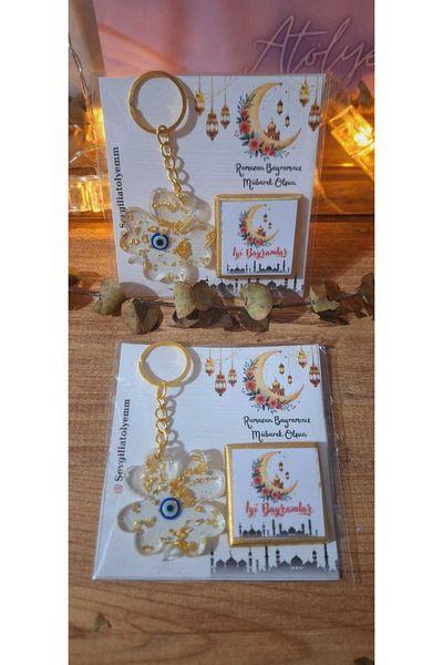 sevgiliatolyemm mutluluk getirmesi dileğiyle 5 Card Keychain-Chocolate Set Gift That Can Be Prepared According to the Concept You Want